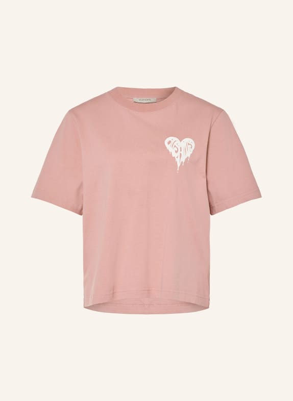 ALLSAINTS TRIP LISA T-shirt ROSE / WHITE