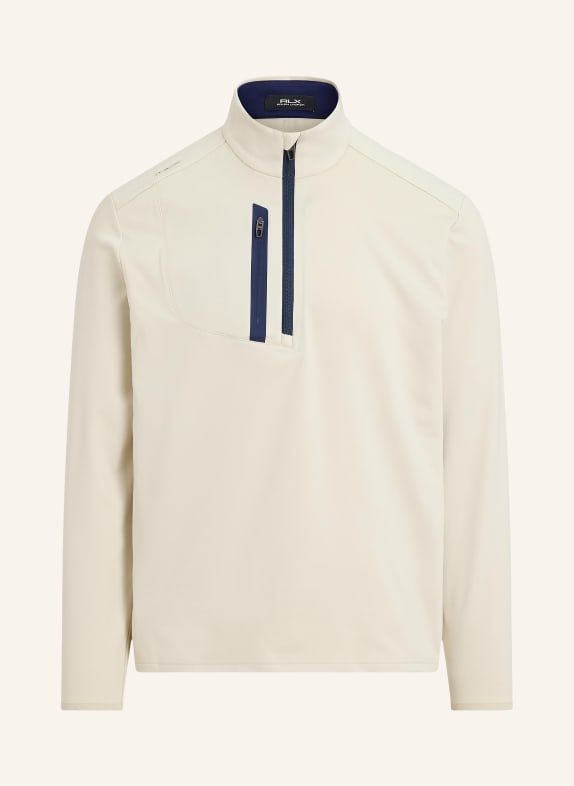 RLX RALPH LAUREN functional shirt ECRU / DARK BLUE