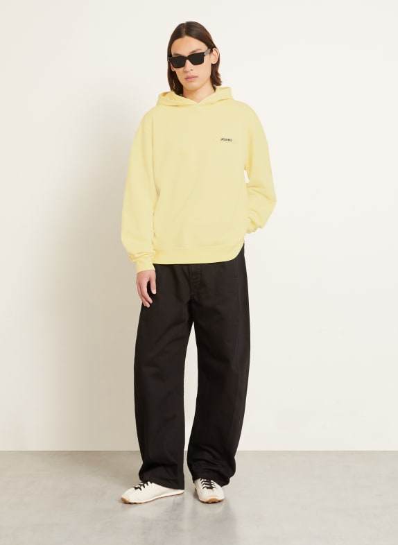 JACQUEMUS Hoodie LE HOODIE GROS GRAIN LICHTGEEL