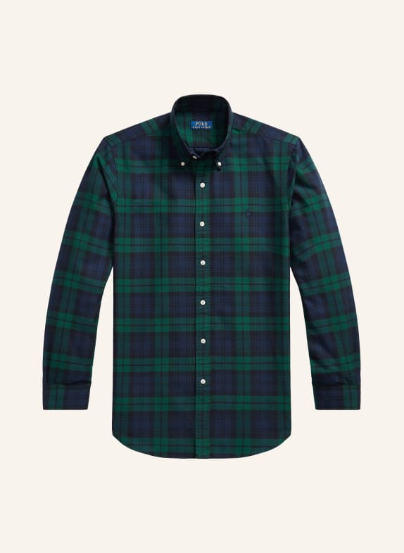 POLO RALPH LAUREN Hemd Custom Fit DUNKELBLAU / GRÜN / SCHWARZ