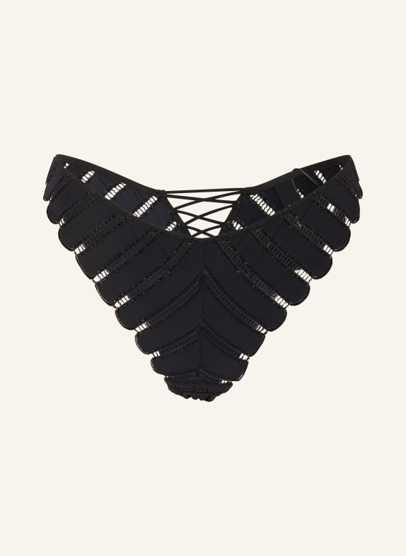 LIVY GRAMERCY string with cutout BLACK