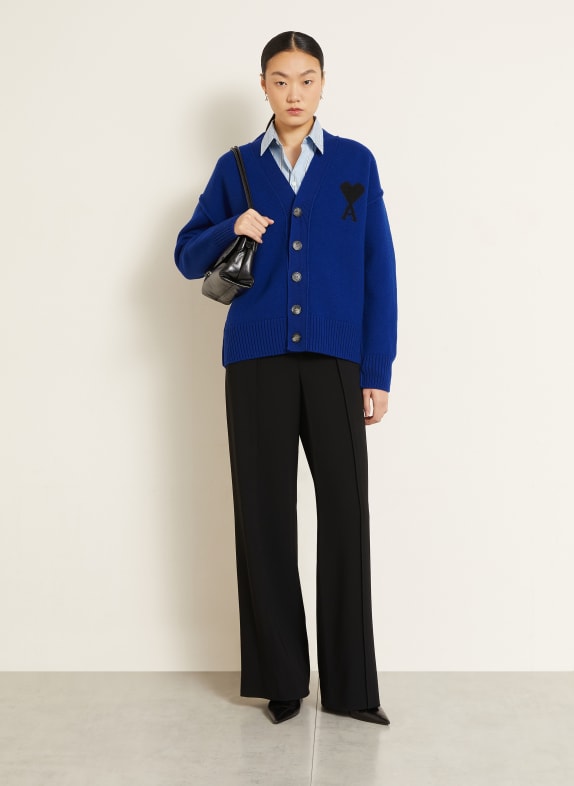 AMI PARIS vest BLAUW / ZWART