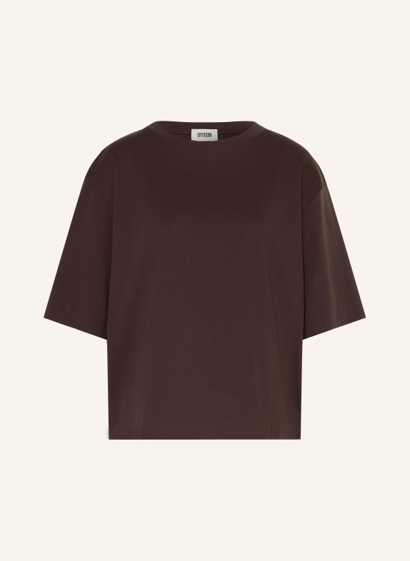 DRYKORN Chemise oversize PINARA MARRON FONCÉ