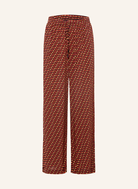 JETS Australia COCO GEO Trousers DARK RED / PINK / ORANGE