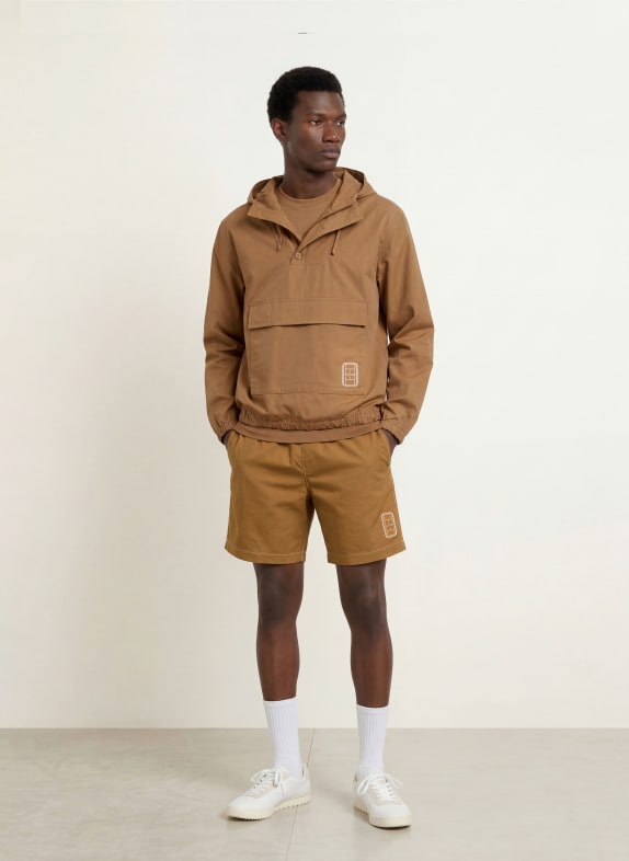 LACOSTE Shorts i afslappet pasform LYSEBRUN