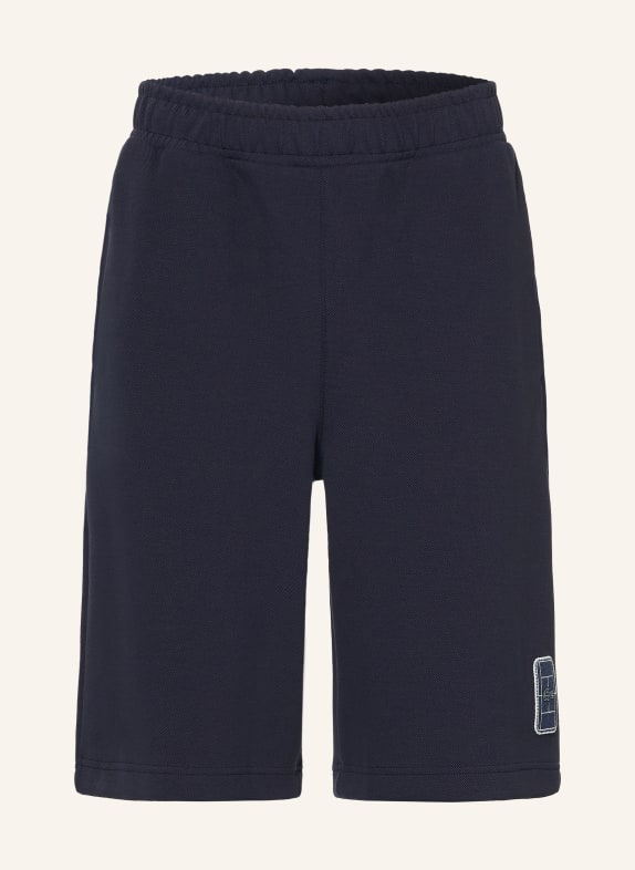 LACOSTE Piqué Shorts, Relaxed Fit DARK BLUE