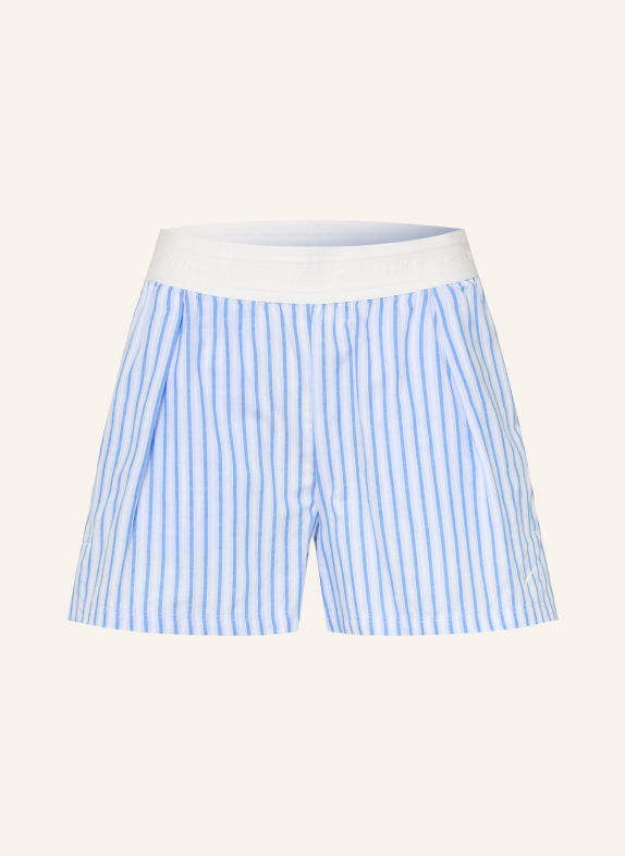 Nike Shorts SPORTSWEAR CHILL POPLIN HELLBLAU / WEISS