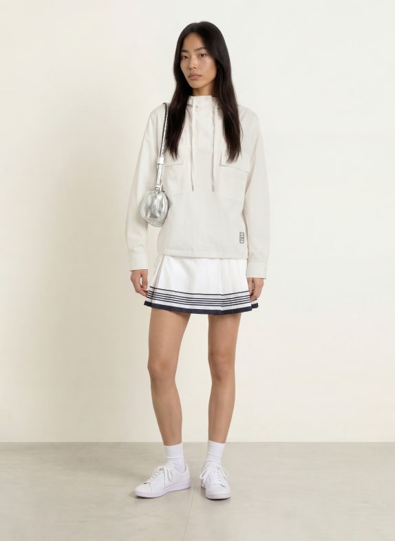 LACOSTE Schlupfjacke WEISS