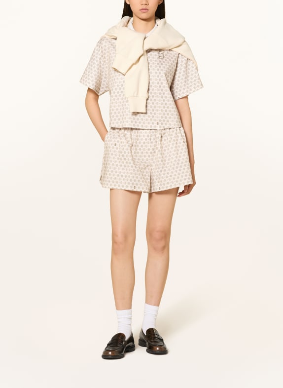 LACOSTE Blouseshirt LICHTBRUIN / BRUIN