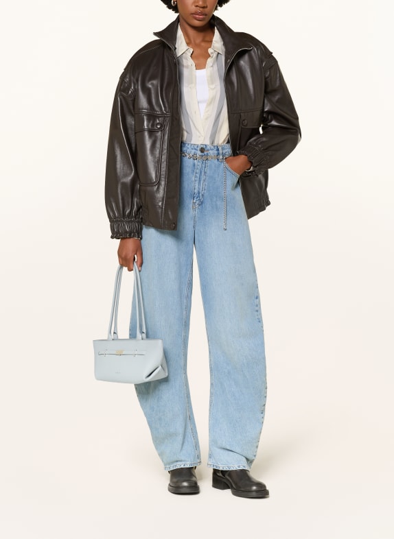 DEMELLIER Schoudertas THE NEW YORK BLAUWGRIJS / ZILVER