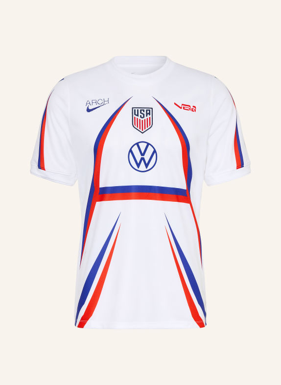 Nike Maillot d'échauffement ACADEMY PRO USA X V.A.A. BLANC / ROUGE / BLEU