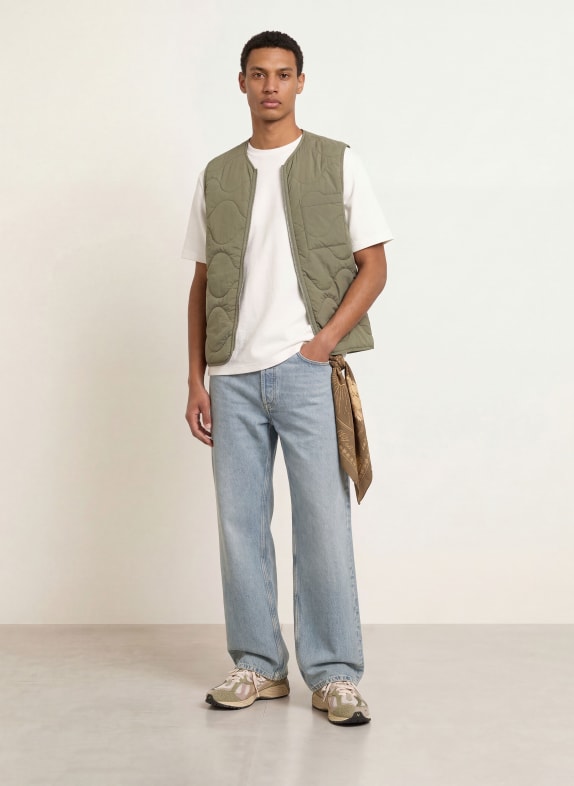ARKET gewatteerd vest KAKI
