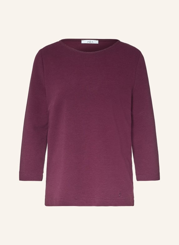 ZAÍDA Shirt with 3/4-length sleeves DARK PURPLE