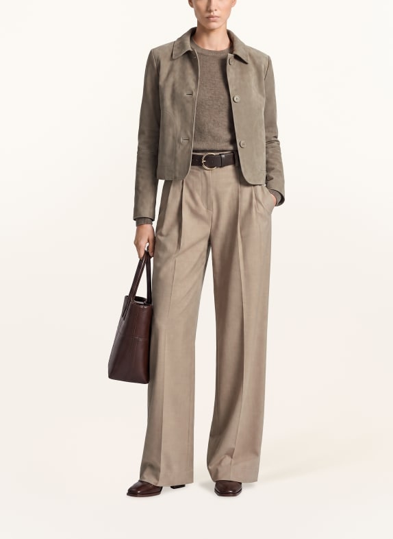 RICANO Leren jas JEENA BEIGE