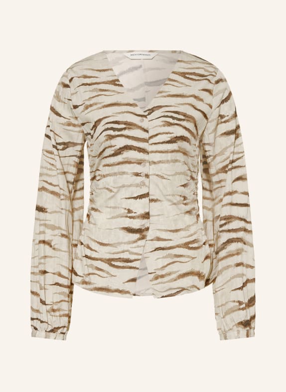 MSCH COPENHAGEN Sweatshirt MSCHTANIA BEIGE / LICHTBRUIN / BRUIN