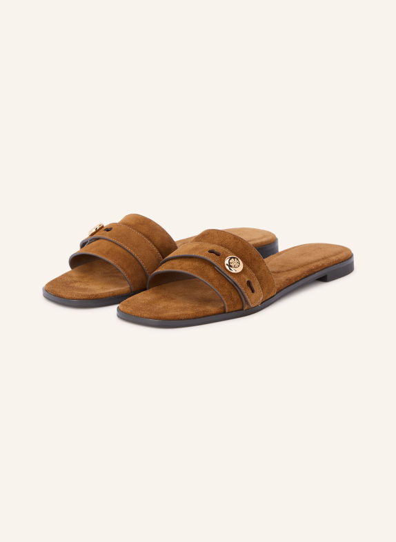 TORY BURCH Mules ROMY MARRON / OR
