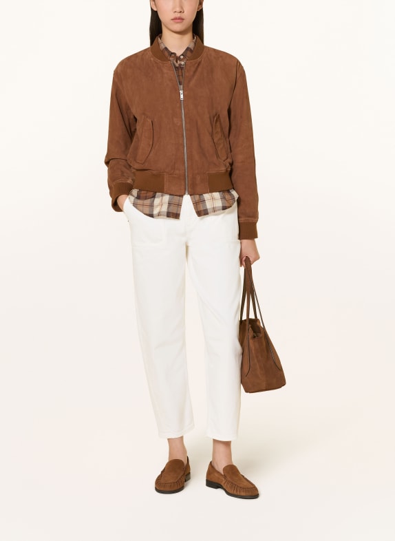 Marc O'Polo Cropped jeans LARA 932 grey white