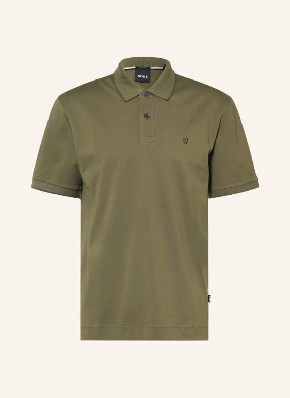 BOSS PARRIS piqué polo shirt GREEN