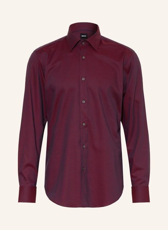 BOSS Hemd JOE Regular Fit DUNKELROT