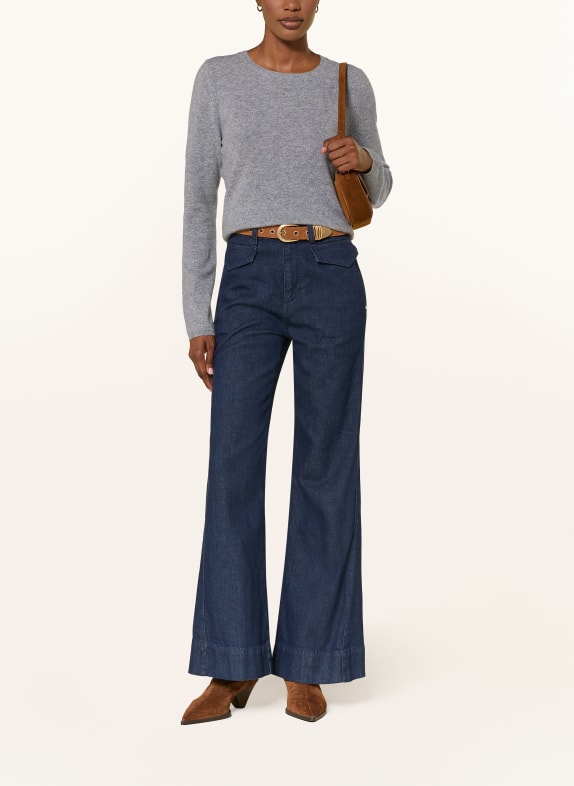 FTC CASHMERE Kasjmier trui GRIJS