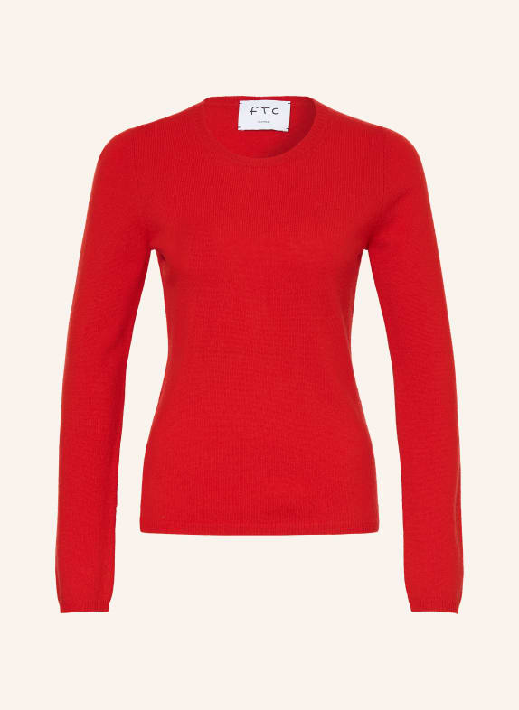 FTC CASHMERE Pull en cachemire ROUGE