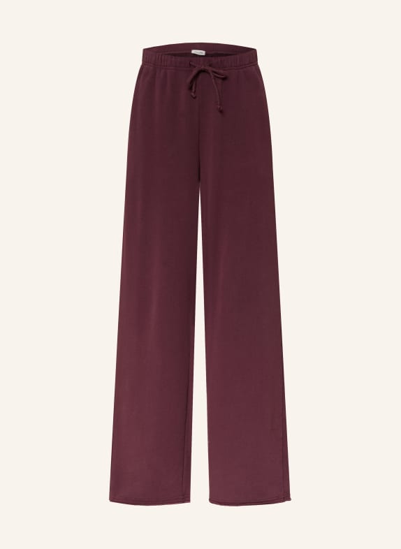 American Vintage ATUBAY sweatpants DARK RED