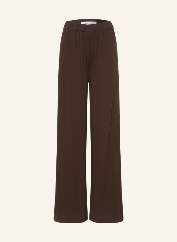 SAMSØE  SAMSØE Marlene-broek SAUMI MARRON FONCÉ