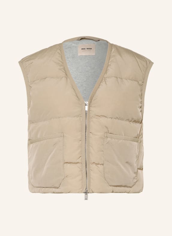 MOS MOSH MMMANJA Down vest BEIGE