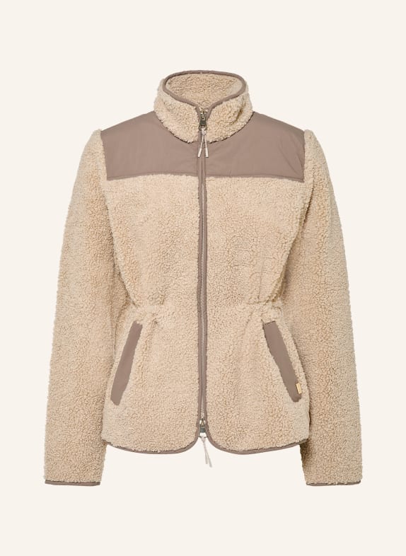 MOS MOSH Teddy Fur Jacket MMELISA ELI BEIGE / TAUPE