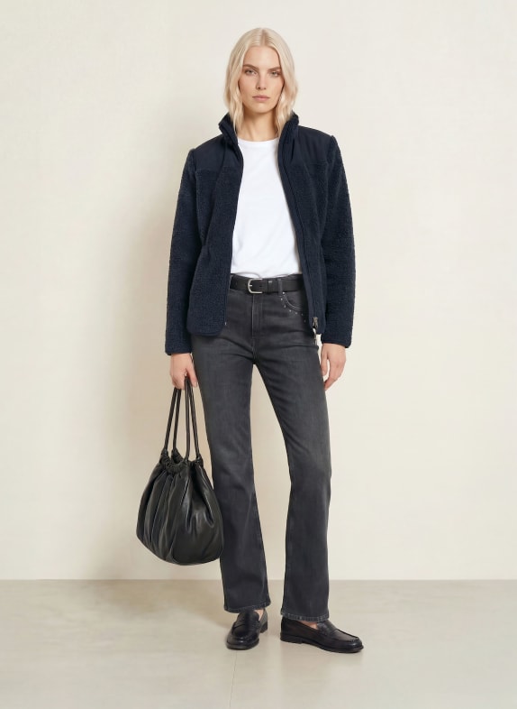 MOS MOSH Veste en fourrure synthétique MMELISA ELI BLEU FONCÉ