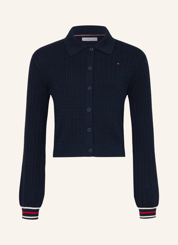TOMMY HILFIGER Cardigan ALBASTRU ÎNCHIS