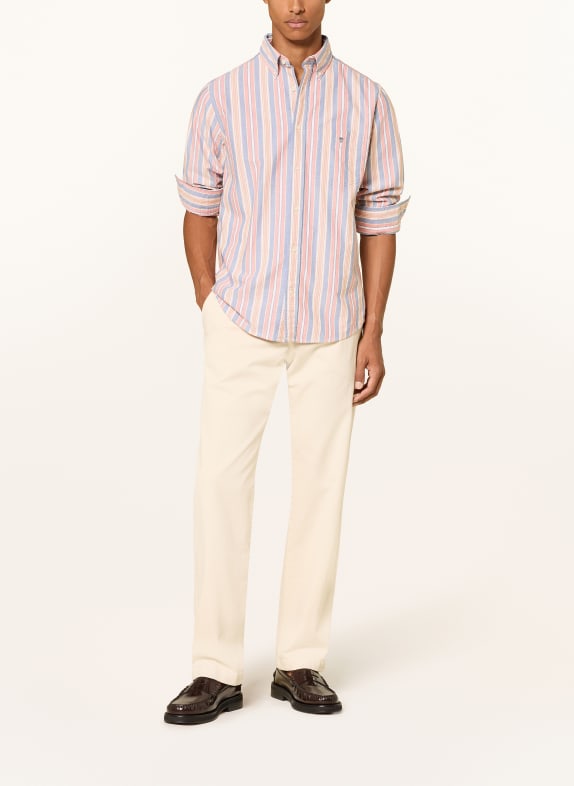 GANT Oxford-overhemd, regular fit BLAUW / LICHTROOD / LICHTORANJE