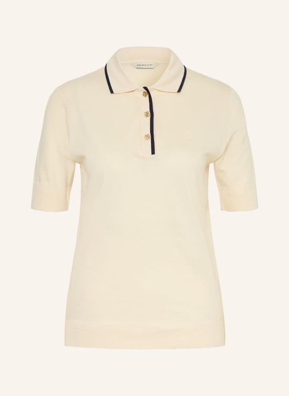 GANT Strick-Poloshirt CREME