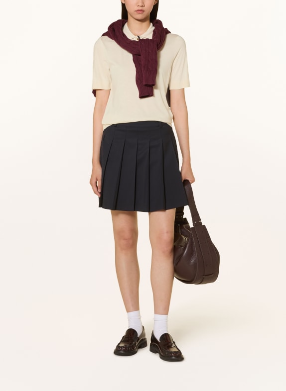 GANT Gebreid poloshirt CRÈME