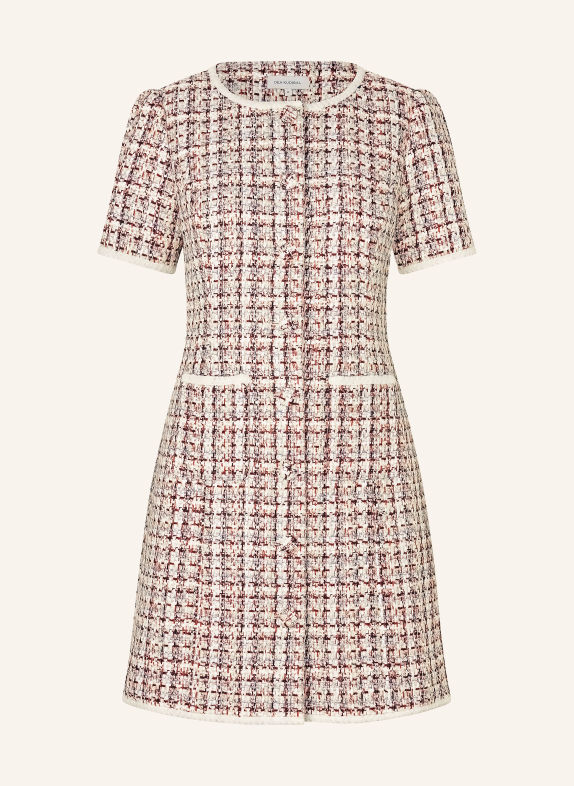 dea kudibal Tweed-Kleid ALMIADEA mit Glitzergarn CREME / ROT / BLAU
