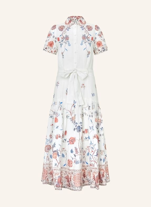 dea kudibal LUNADEA linen shirt dress WHITE / RED / BLUE