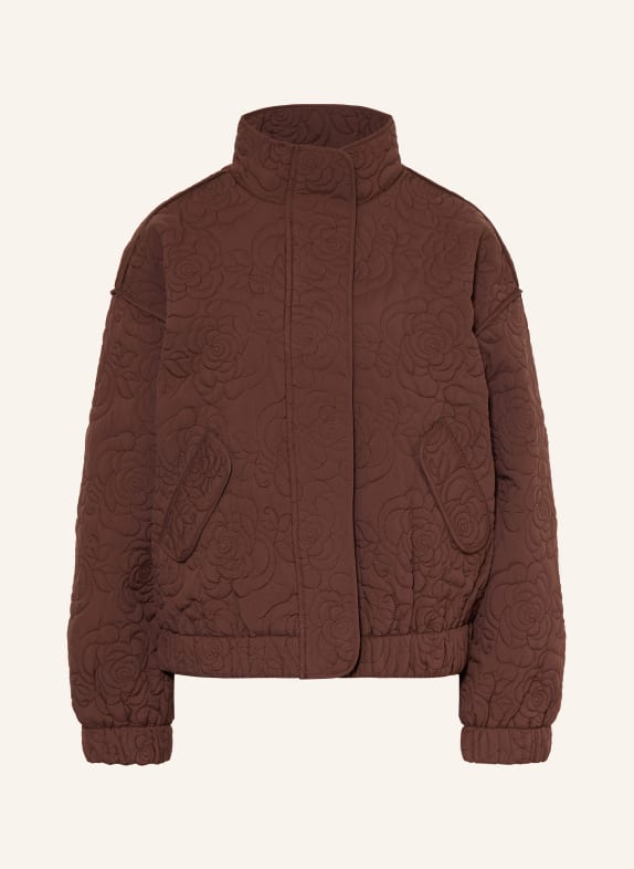 Y.A.S. Bomber jacket DARK BROWN