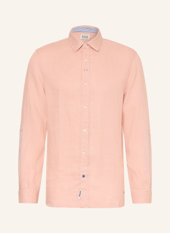 SCOTCH & SODA Chemise en lin coupe confortable ROSE CLAIR