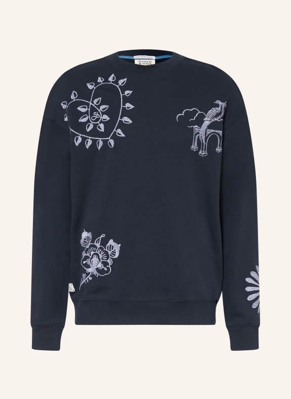SCOTCH & SODA Hanorac ALBASTRU ÎNCHIS / ALBASTRU / ALB