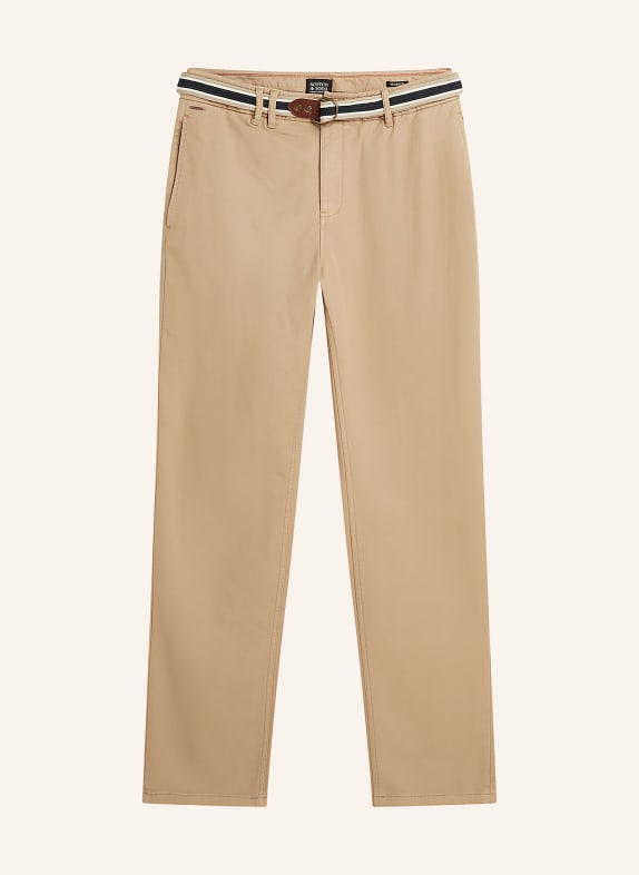 SCOTCH & SODA WARREN Extra Slim Fit Chinos CAMEL