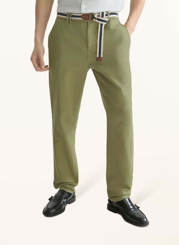 SCOTCH & SODA Chino WARREN Extra Slim Fit OLIVGRÖN