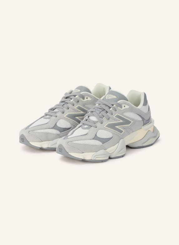 new balance Sneakersy 9060 SZARY / KREMOWY / JASNOCZARY