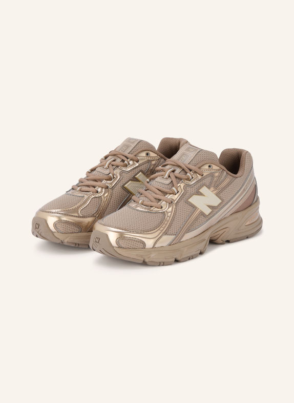 new balance Sneakersy 740 BRĄZOWY / KREMOWY