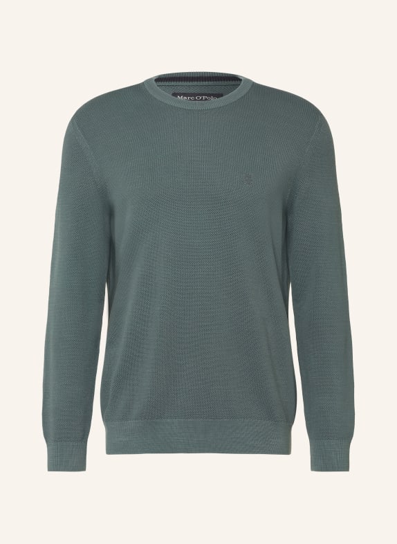 Marc O'Polo Piqué-Pullover DUNKELGRAU