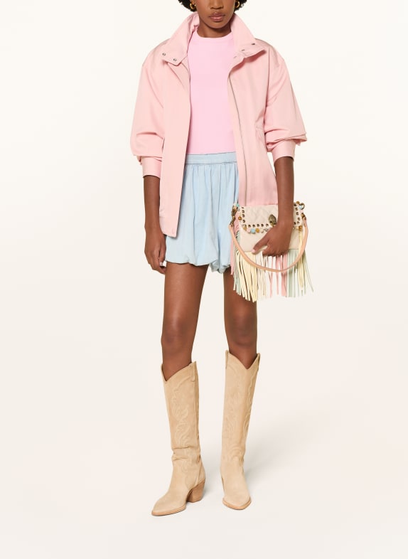 KURT GEIGER OXFORD-schoudertas met sierparels en sierstenen CRÈME / GOUD / ROSÉ