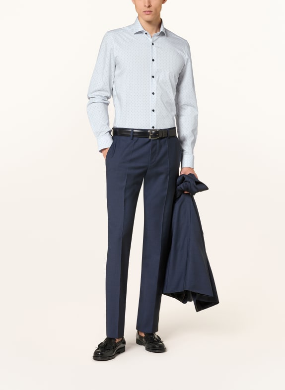 OLYMP Hemd Level Five body fit WEISS / HELLBLAU / DUNKELBLAU