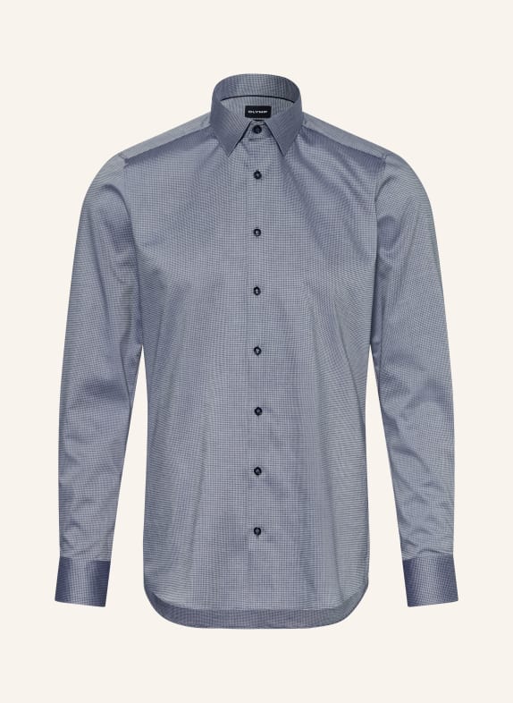 OLYMP Chemise Level Five coupe ajustée BLEU FONCÉ / BLEU CLAIR