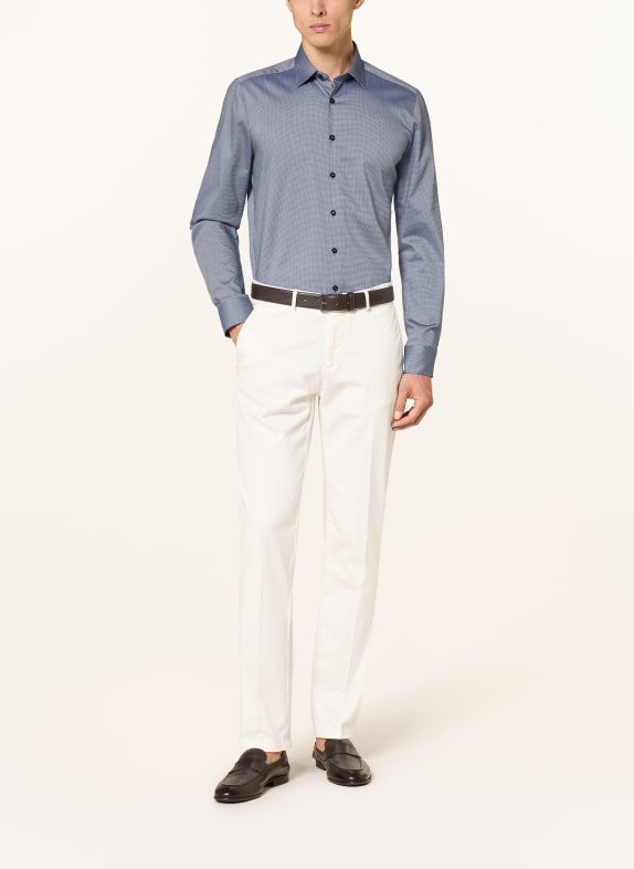 OLYMP Hemd Level Five body fit DUNKELBLAU / HELLBLAU