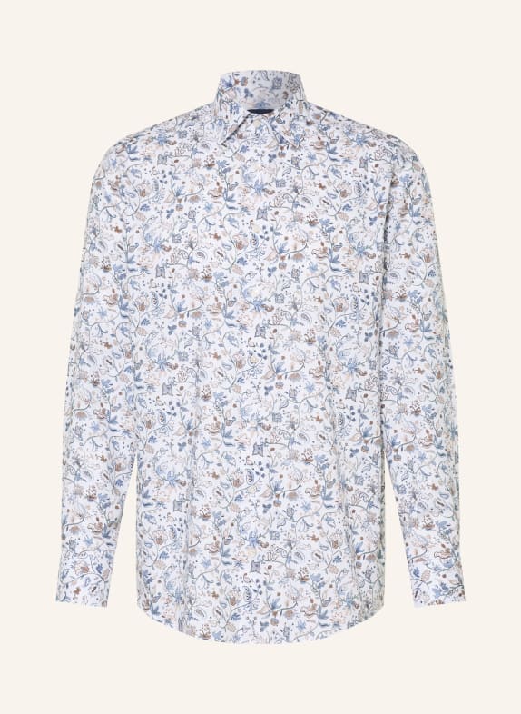OLYMP Hemd Luxor comfort fit WEISS / BEIGE / HELLBLAU