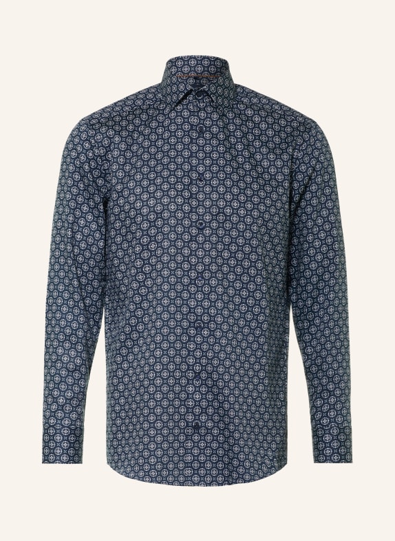OLYMP Hemd Modern Fit DUNKELBLAU / WEISS